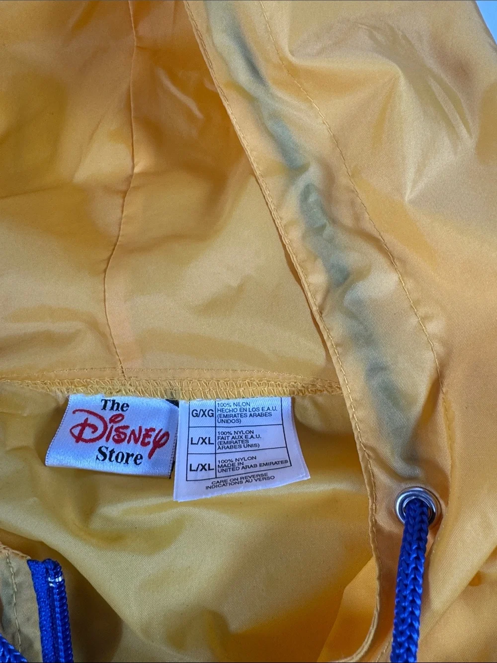 Disney lightweight yellow